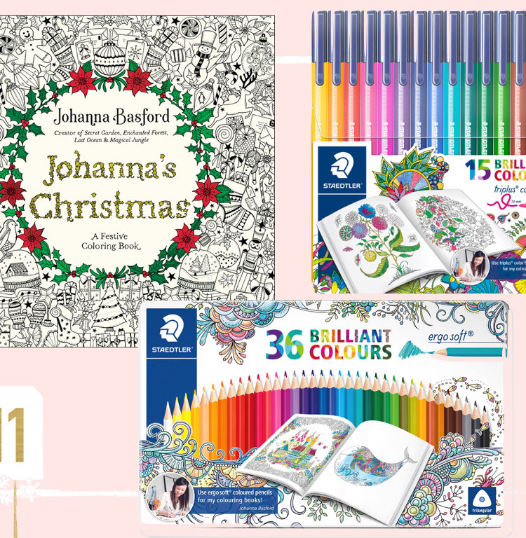 staedtler-set adult coloring mit johanna basford